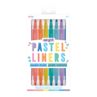 pastel liners dual tip markers