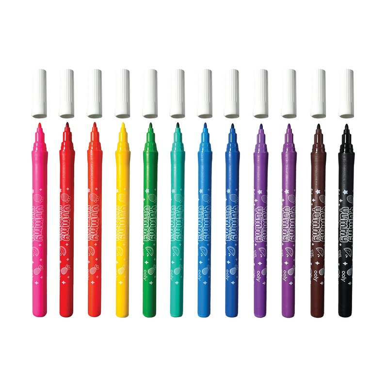 yummy yummy scented markers - set of 12