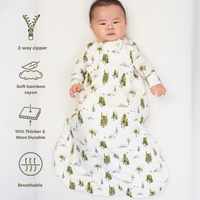 2.5 TOG Ribbed Bamboo Sleep Sack - Misty Forest