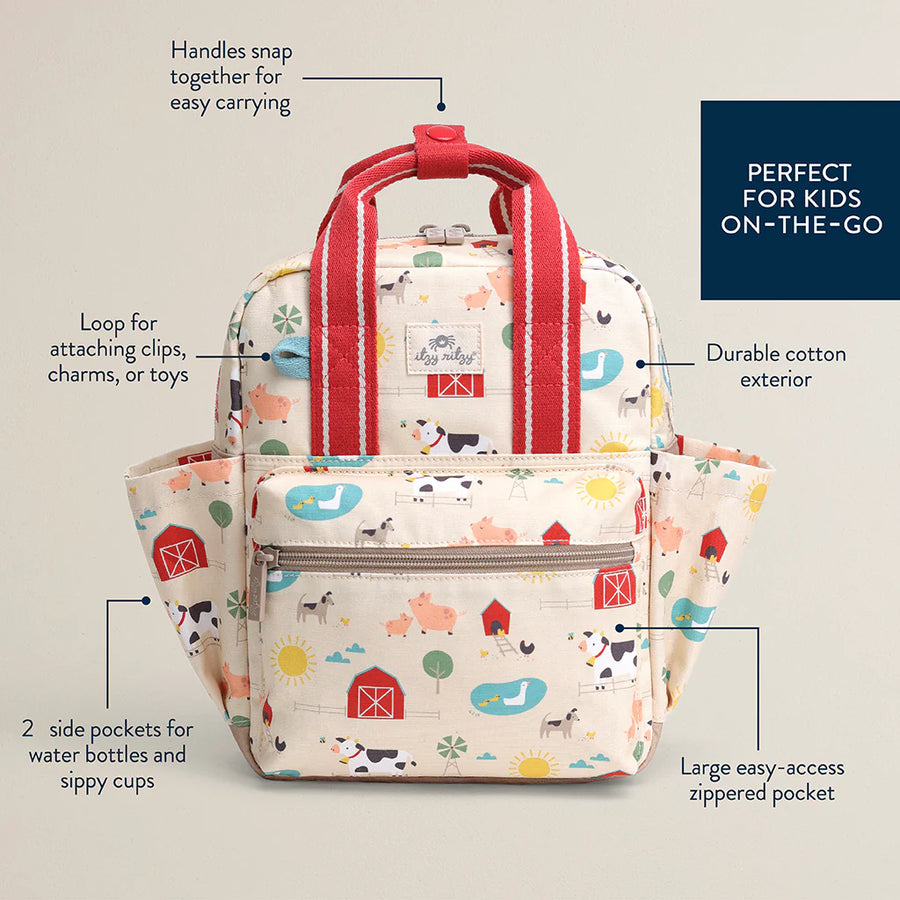 Itzy Bitzy Bag™ Toddler Backpack | Farm