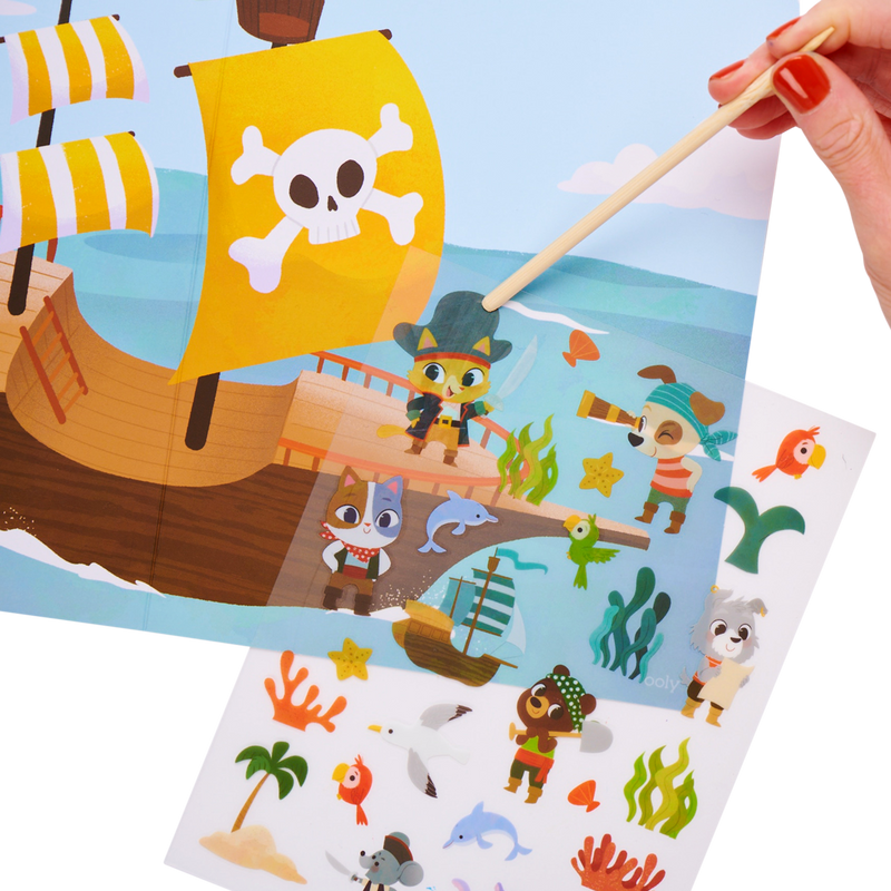 set the scene transfer stickers magic - ocean adventure