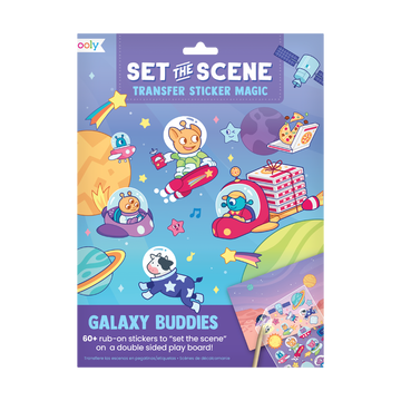 set the scene transfer stickers magic - galaxy buddies