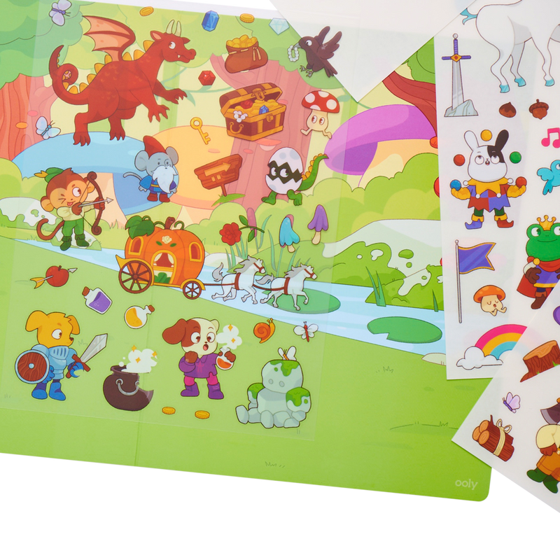 set the scene transfer stickers magic - magical forest