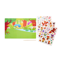 set the scene transfer stickers magic - magical forest