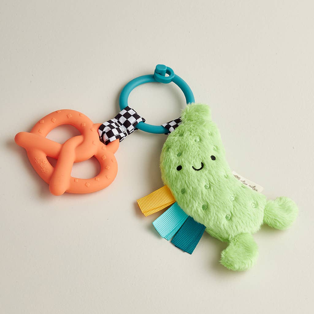 Itzy Pal™ Plush + Teether: Croissant