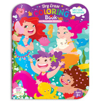Dry Erase Coloring Book - Magical Mermaids
