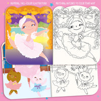 Dry Erase Coloring Book - Pretty Ballerina