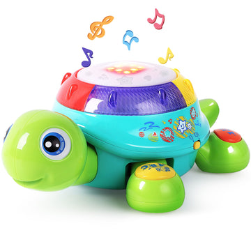 Musical Turtle Toy English & Spanish Learning with Lights and Sounds