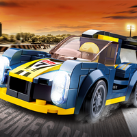 Car Club Building Brick Kit, LeMans Car (154 Pcs)