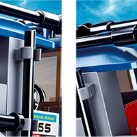 Car Club-Off-Road Building Brick Kit, Blue (146 Pcs)