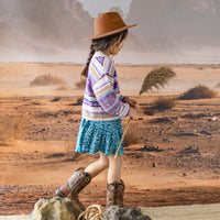 Brown felt fedora hat, child