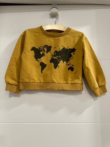 Moi World Cropped Sweatshirt - 3-4Y