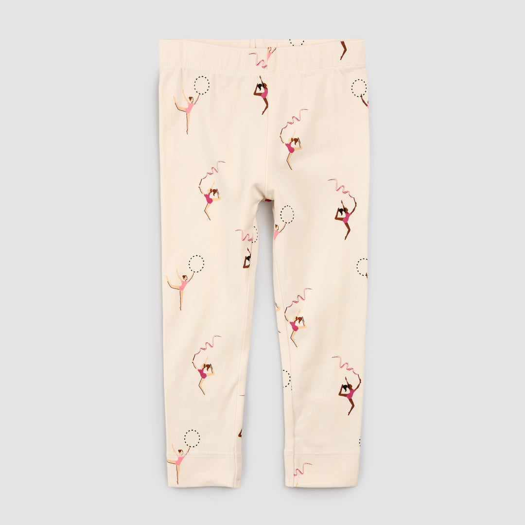 Gymnast Print on Birch Leggings