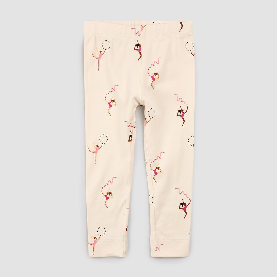 Gymnast Print on Birch Leggings