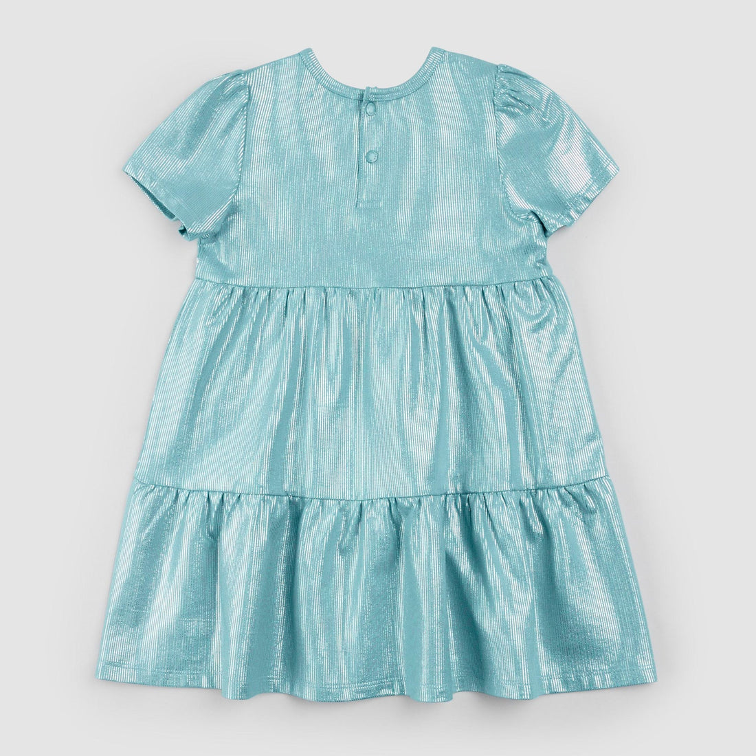 Tiered Reef Lamé Jersey Dress