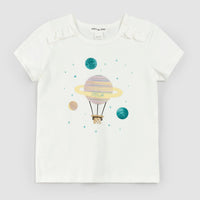 Hot-Air Balloon Print T-Shirt