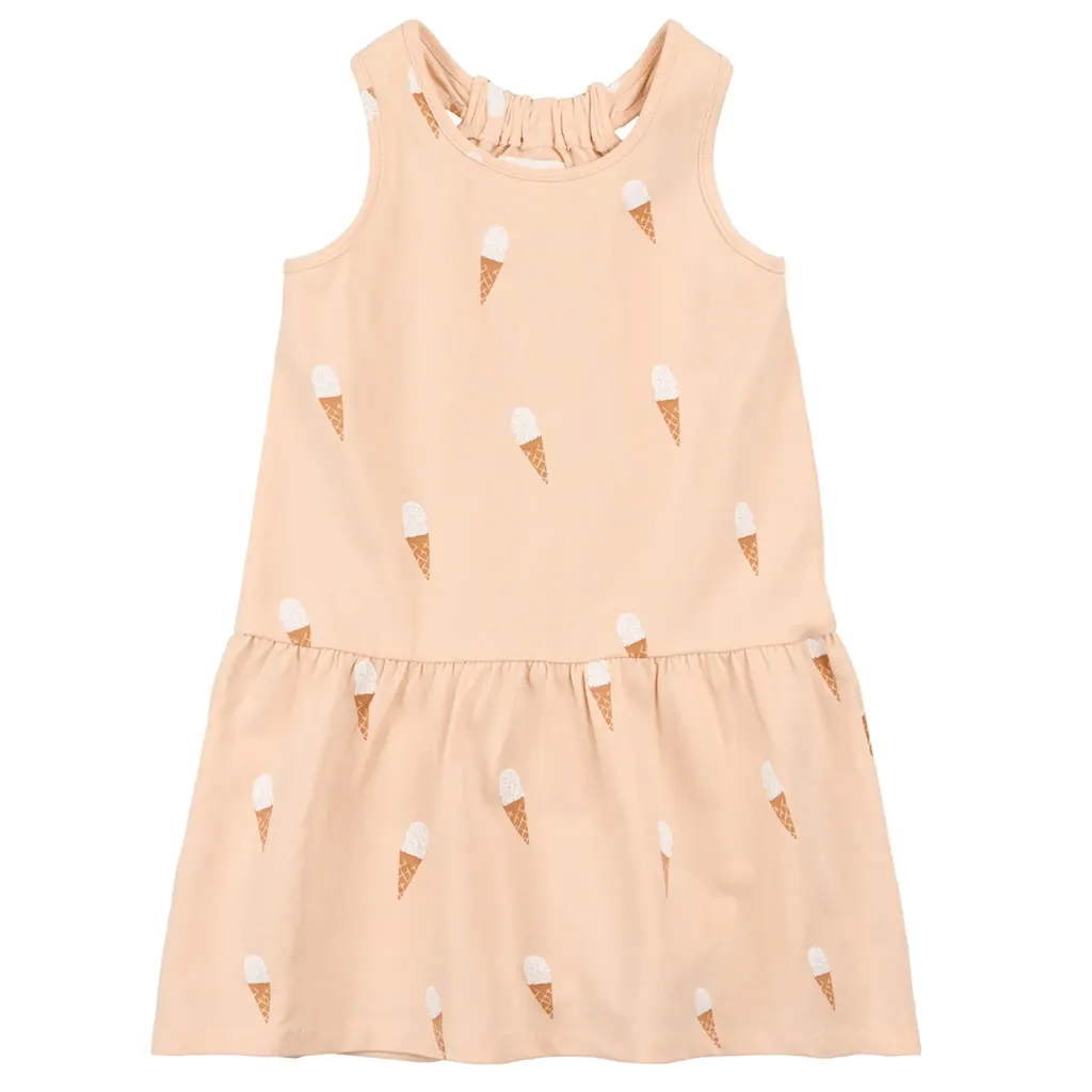 Sleeveless Dress Knit Peach