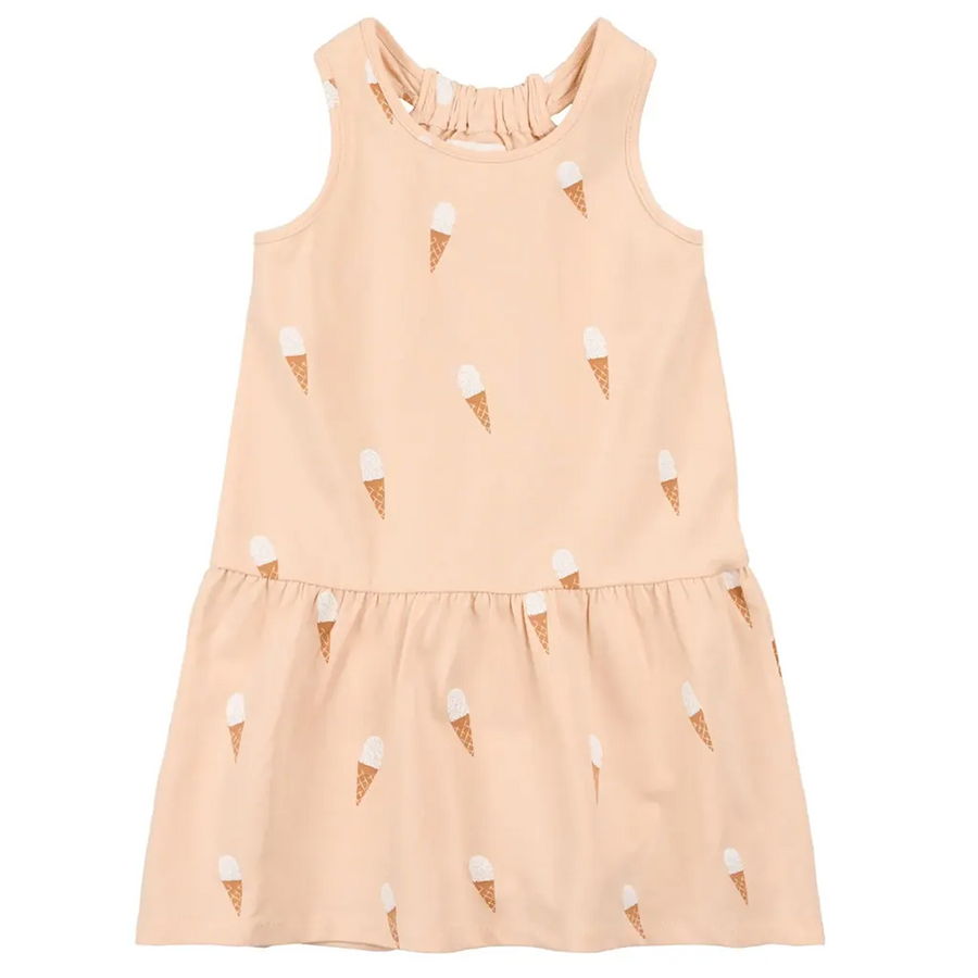 Sleeveless Dress Knit Peach