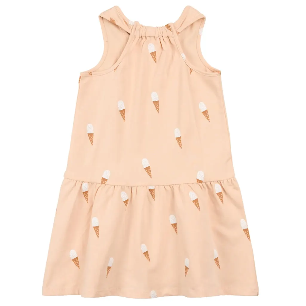 Sleeveless Dress Knit Peach