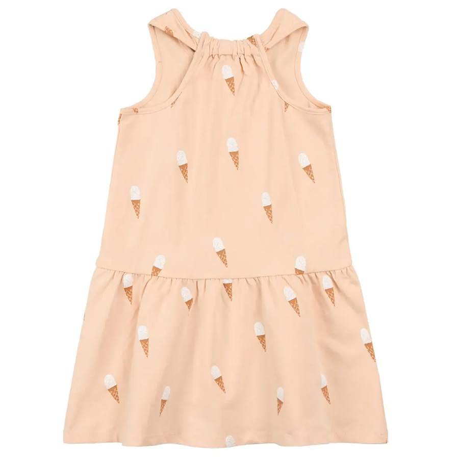 Sleeveless Dress Knit Peach