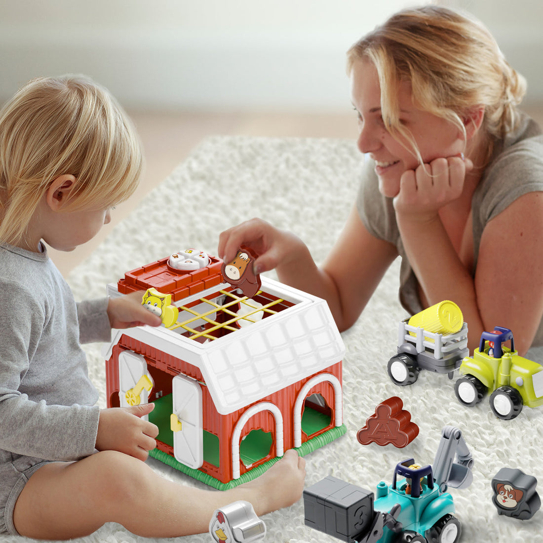 Farm Animal House Toys