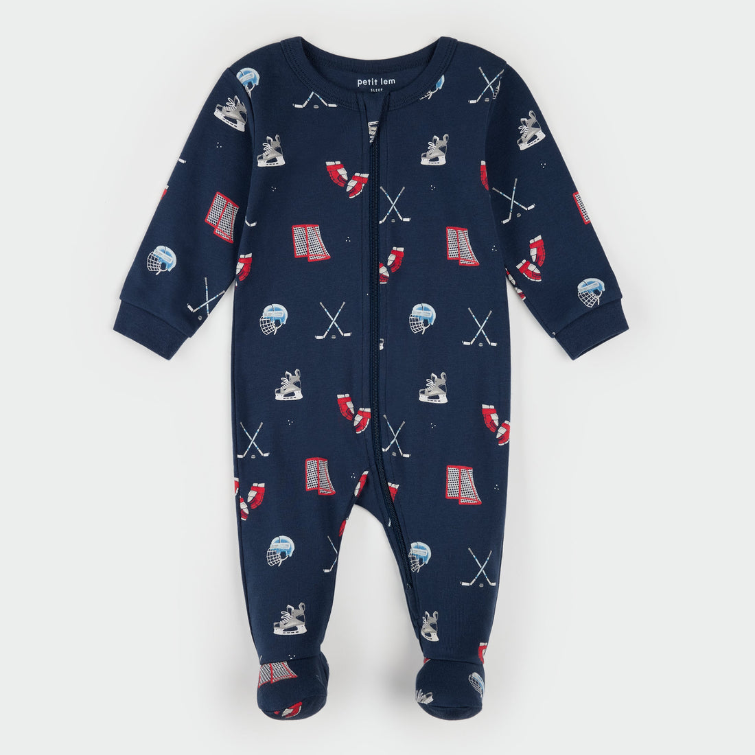 Goal Getters Print on Dress Blue Sleeper