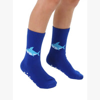 SMILEY SHARK 3D KIDS CREW SOCK