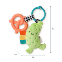 Itzy Pal™ Plush + Teether: Croissant