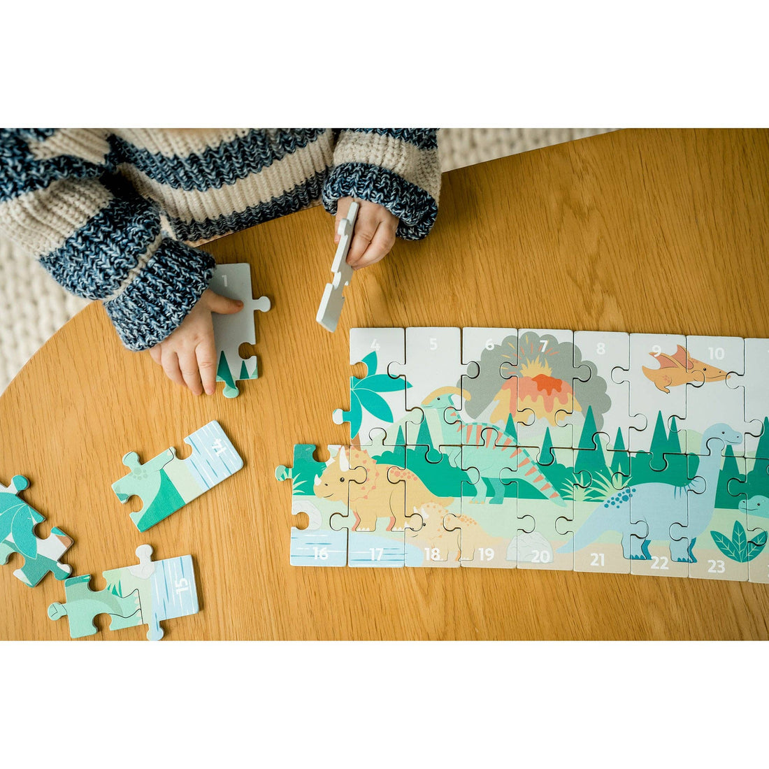 Dinosaurs Number Puzzle