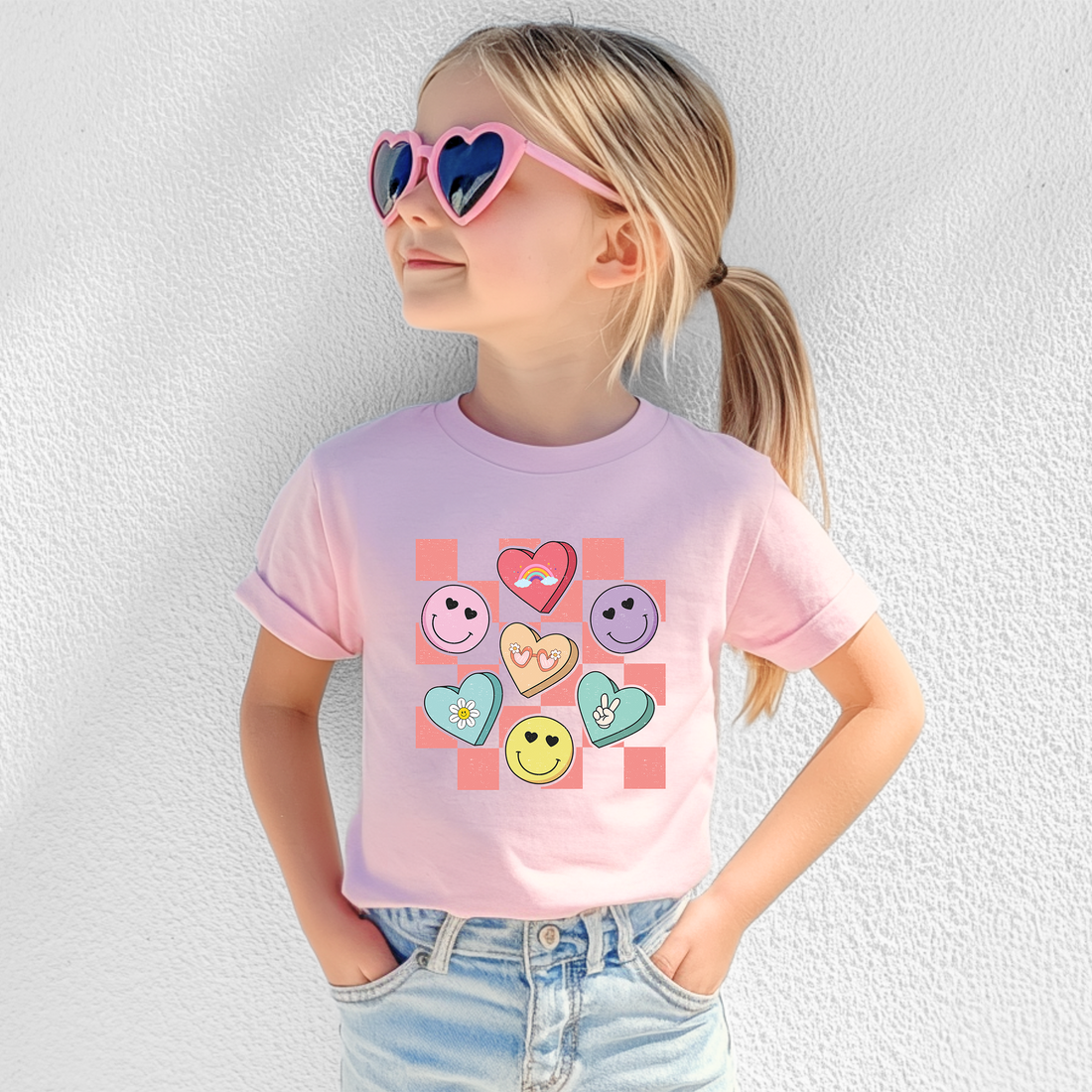 Candy Hearts Tee | Minis