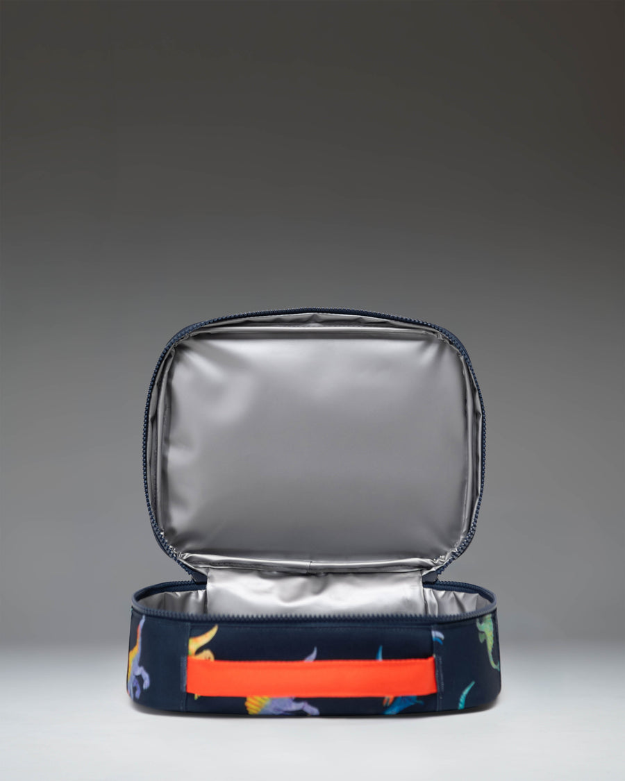 Pop Quiz Lunch Box Little Herschel | Watercolour Dinos Darkest Navy