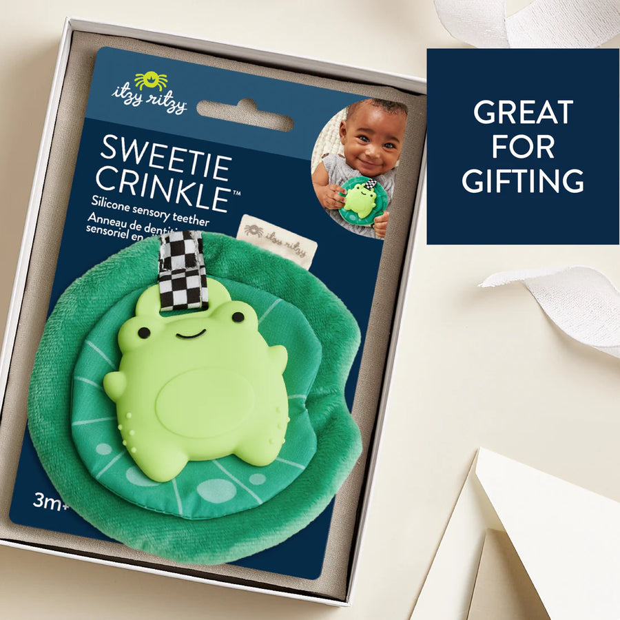 Sweetie Crinkle™ Sensory Teether - Frog