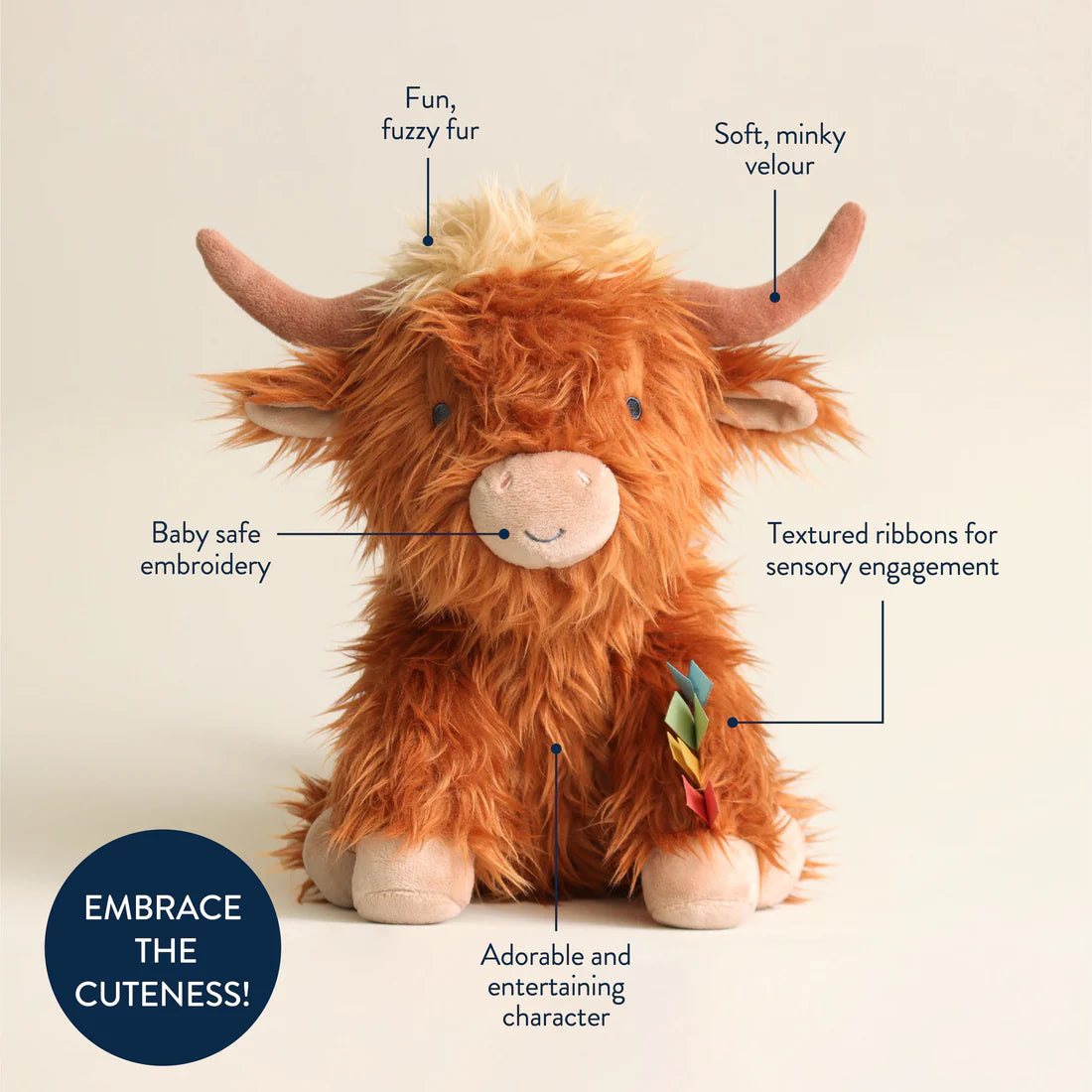 Sweetie Snuggles™ Plush - Wyatt the Highland Cow