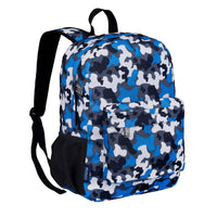 Blue Camo Backpack - 16 Inch