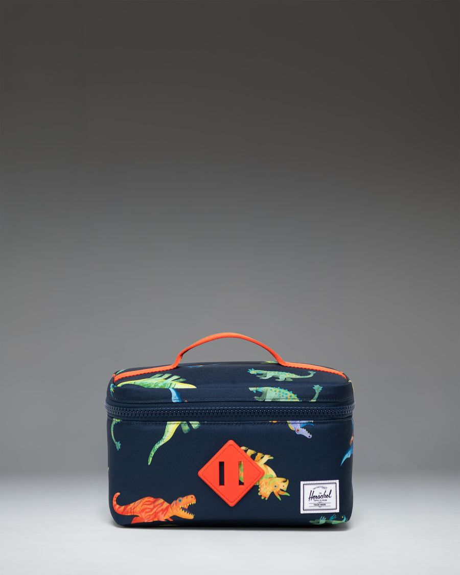 Herschel Heritage Lunch Box | Watercolour Dinos Darkest Navy