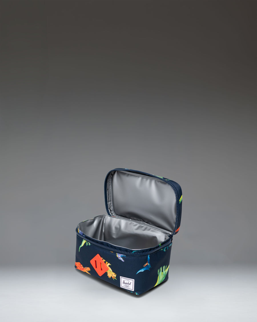 Herschel Heritage Lunch Box | Watercolour Dinos Darkest Navy