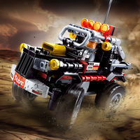 Car Club Offroad Building Brick Kit, Black (158 Pcs)