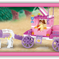 Girl's Dream Royal Carriage Building Brick Kit (137 Pcs)