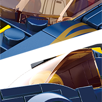 Car Club Building Brick Kit, LeMans Car (154 Pcs)