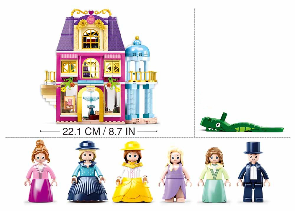 Girl's Village Department Store Building Brick Kit (526 pcs)