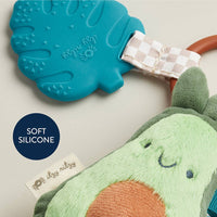 Itzy Pal™ Plush + Teether: Croissant