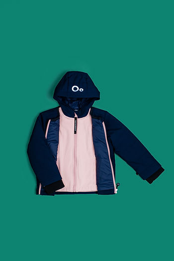 Duo Jacket - Navy/Blush