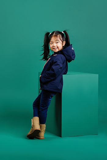 Duo Jacket - Navy/Blush