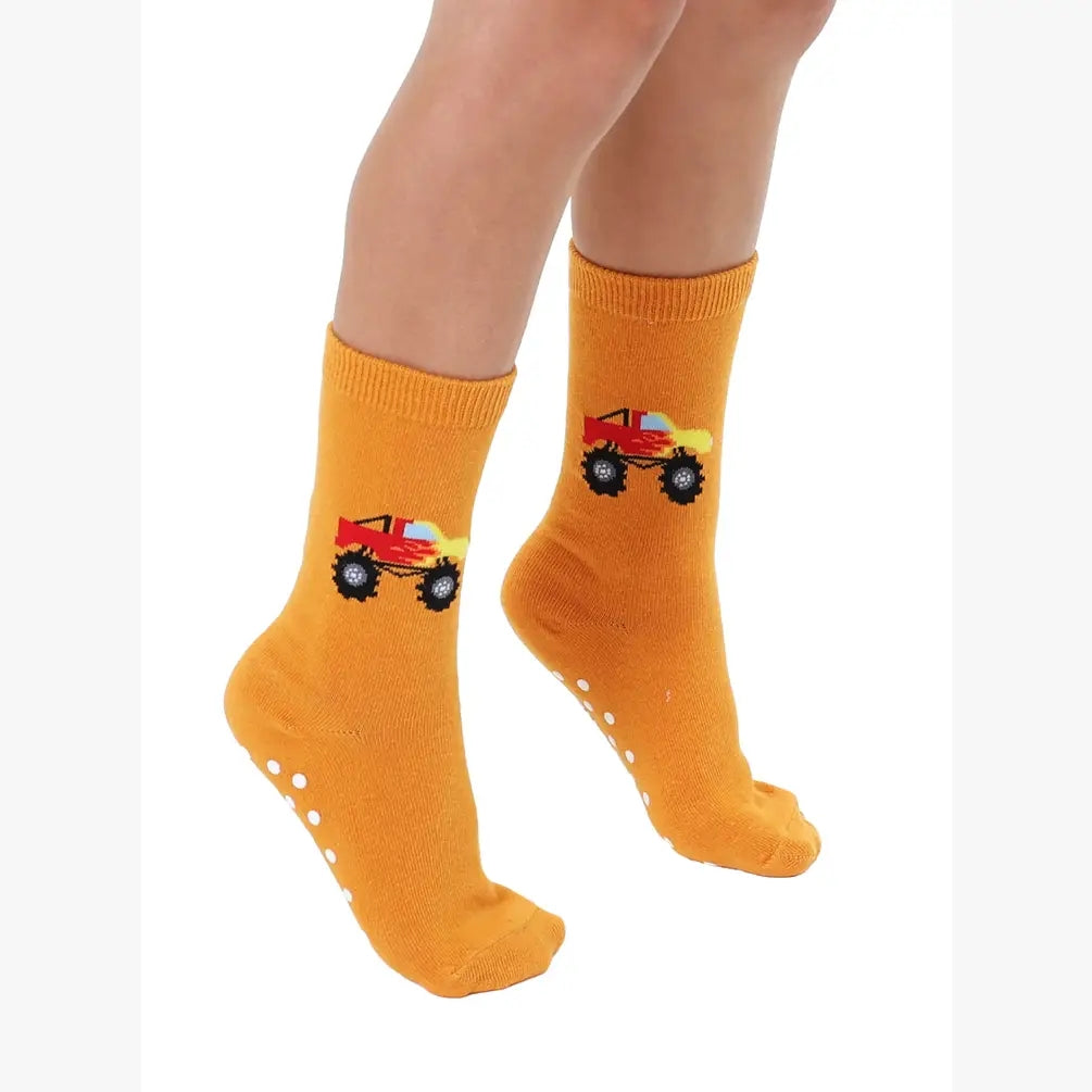 MONSTER TRUCK 3D KIDS CREW SOCK