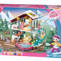 Winter Resort Cabin Building Brick Kit (439 pcs)