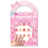 Lil' Fingers Nail Art- Pretty Ballerinas