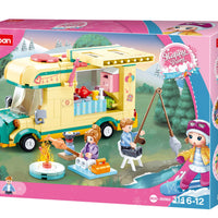 Winter Camping Trailer Building Brick Kit (314 pcs)