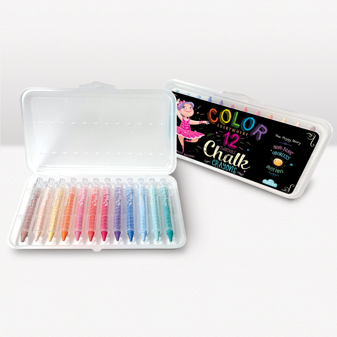 Color Everywhere Chalk Crayons- Pretty Ballerina