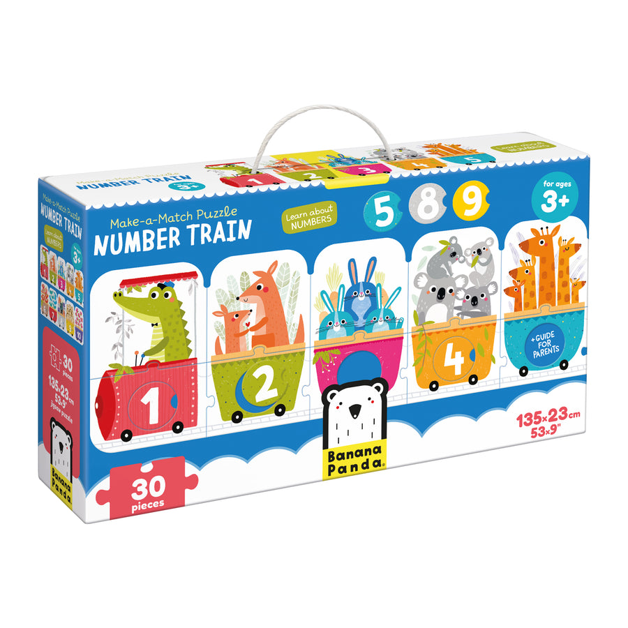 Make-a-Match Puzzle Number Train