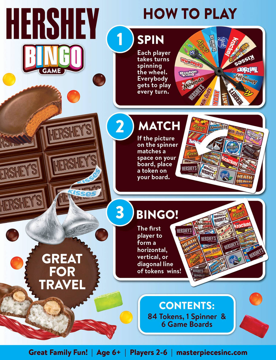 Hershey's Bingo Game